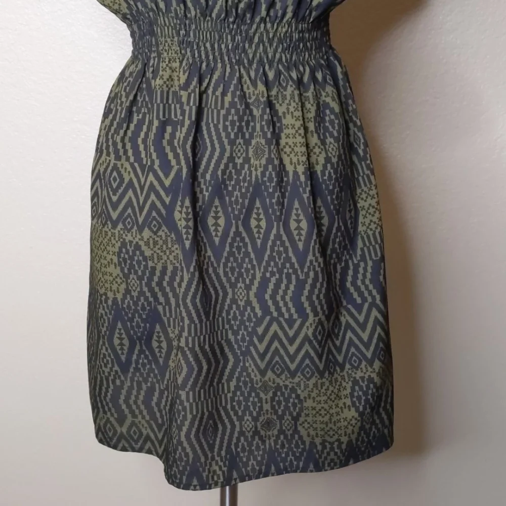 One Clothing Dress Black and Olive  Green Size Small
